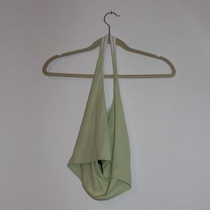 Brandy Melville Green Alexis Halter Tank